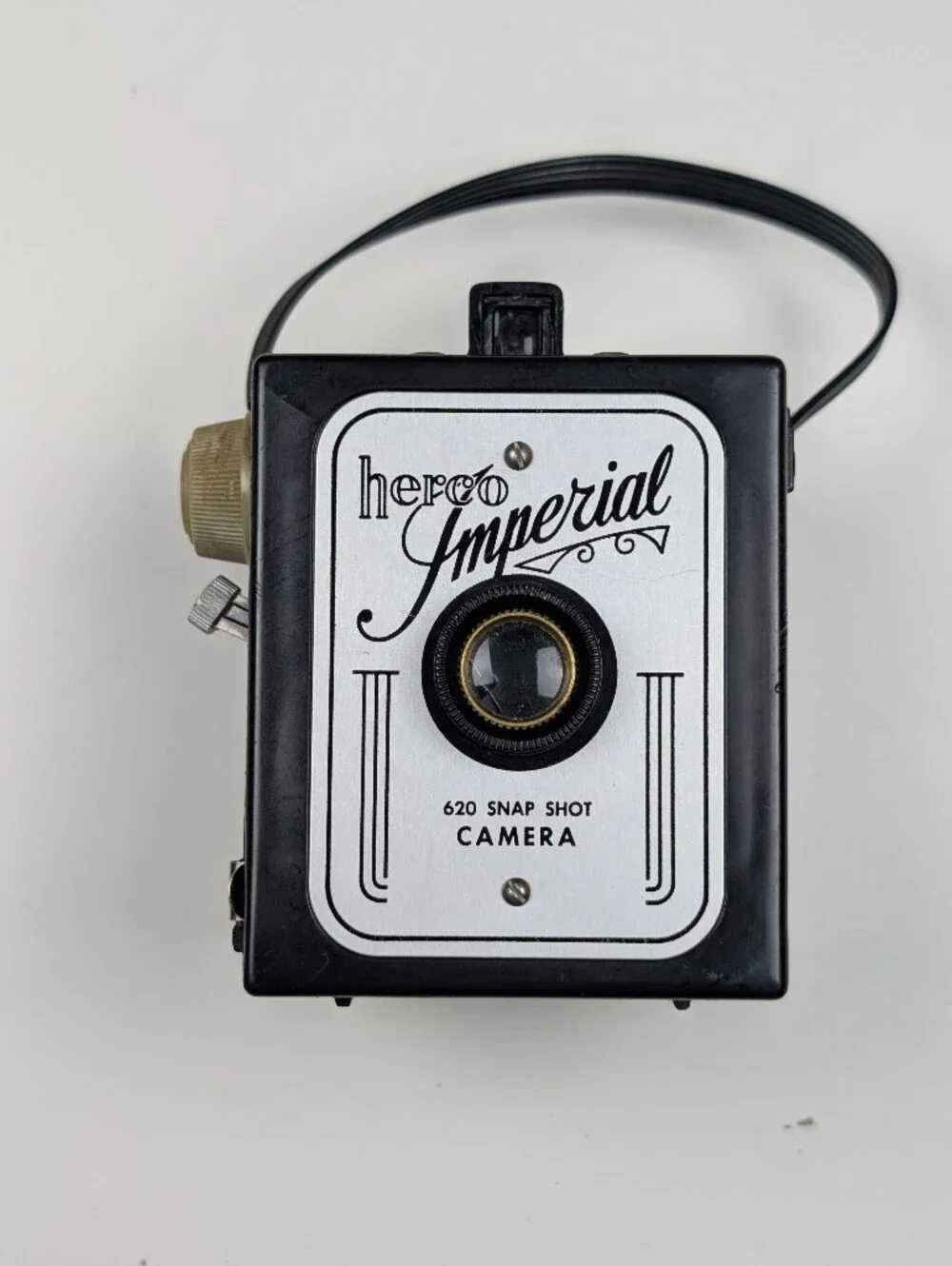 Vintage Herco Imperial 620 Snap Shot Camera 1950s Art Deco Bakelite Prop